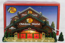 Load image into Gallery viewer, Bass Pro Shops Outdoor World Collectible Village Lighted Porcelain BOXED SCARCE