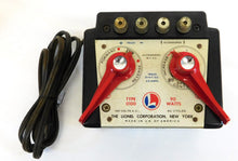 Load image into Gallery viewer, Lionel 0100 DC Transformer 90 watts for DC Lionel Trains, HO, N and G 1957 BOXED