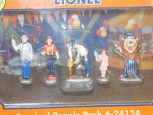 Load image into Gallery viewer, Lionel Trains 6-24124 Carnival People Pack Lenny Lion 5pc Clown Circus New O 027