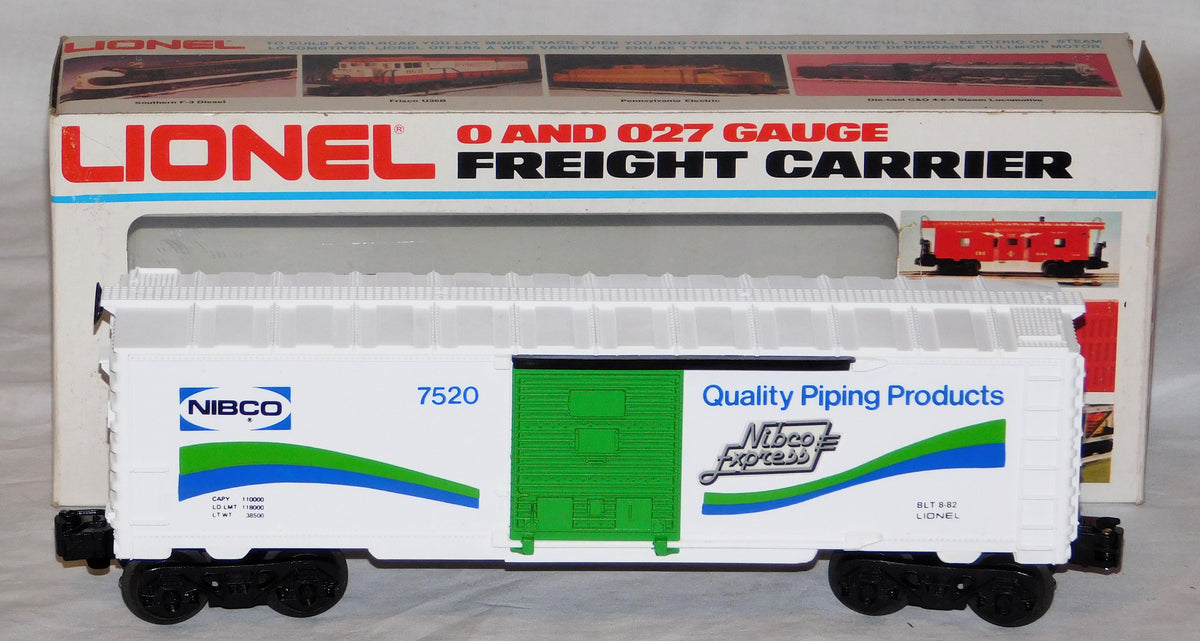 Lionel 6-7520 NIBCO Plumbing Boxcar SCARCE Uncatalogued Mail-In