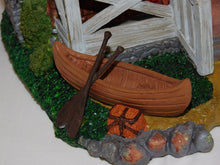 Load image into Gallery viewer, Bass Pro Shop Fishing Shack Collectible Village Lighted Porcelain BOXED Christmas