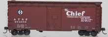 Load image into Gallery viewer, Accurail 274652 Santa Fe Chief Boxcar Weathered Metal wheels weighted HO Scale