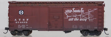 Load image into Gallery viewer, Accurail 274652 Santa Fe Chief Boxcar Weathered Metal wheels weighted HO Scale