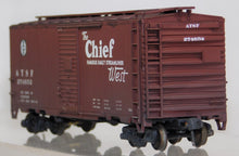Load image into Gallery viewer, Accurail 274652 Santa Fe Chief Boxcar Weathered Metal wheels weighted HO Scale