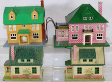 Load image into Gallery viewer, MTH 10-1110 #192 VIlla Set 4 Tinplate Traditions buildings Standard Bungaows C-7+