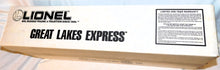 Load image into Gallery viewer, Lionel Trains 6-11712 Great Lakes Express Steam Passenger 1990 Service Station Set