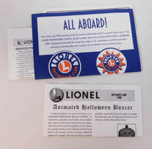 Load image into Gallery viewer, Lionel 6-29231 Animated Halloween Box Car Bobbing Pumpkin Head Car Up/Down O gauge