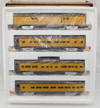 Load image into Gallery viewer, MTH MT 20- 6019 Union Pacific 4 Car 60' Painted Aluminum Passenger Set 1996 15"
