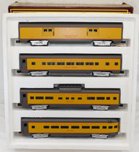 Load image into Gallery viewer, MTH MT 20- 6019 Union Pacific 4 Car 60' Painted Aluminum Passenger Set 1996 15"