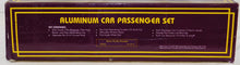 Load image into Gallery viewer, MTH MT 20- 6019 Union Pacific 4 Car 60' Painted Aluminum Passenger Set 1996 15"