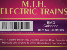 Load image into Gallery viewer, MTH 20-91006 EMD Extended Vision caboose Premier 1/48 O Scale C-8 Premier #15062