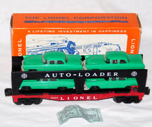 Load image into Gallery viewer, Lionel 6414 Evans Auto Loader KELLY GREEN automobiles cars Postwar CLEAN BOXED