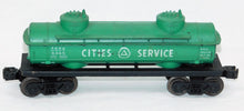 Load image into Gallery viewer, Lionel Trains 6465 Cities Services Two Dome Tank Car 1960-62 Green Postwar