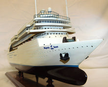 Load image into Gallery viewer, Royal Caribbean RCI LEGEND OF THE SEAS 30" wooden model Cruise Ship w/stand