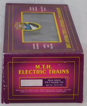 Load image into Gallery viewer, MTH 20-97103 Rock Island blue PS-2 Hopper 500700 Premier O scale Railroad 1/48