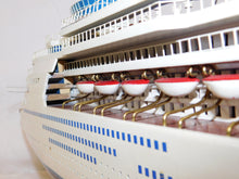 Load image into Gallery viewer, Royal Caribbean RCI LEGEND OF THE SEAS 30" wooden model Cruise Ship w/stand