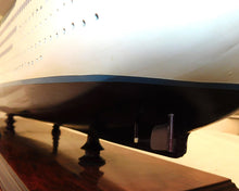 Load image into Gallery viewer, Royal Caribbean RCI LEGEND OF THE SEAS 30" wooden model Cruise Ship w/stand