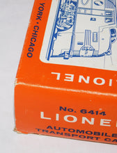 Load image into Gallery viewer, Lionel 6414 Evans Auto Loader KELLY GREEN automobiles cars Postwar CLEAN BOXED