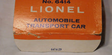 Load image into Gallery viewer, Lionel 6414 Evans Auto Loader KELLY GREEN automobiles cars Postwar CLEAN BOXED