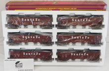 Load image into Gallery viewer, MTH 20-97058 Four Bay Hopper Six Car Set O SANTA FE 6 diff#s COAL loads C-8 4bay
