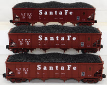Load image into Gallery viewer, MTH 20-97058 Four Bay Hopper Six Car Set O SANTA FE 6 diff#s COAL loads C-8 4bay