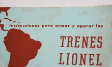 Load image into Gallery viewer, Lionel TRENES LIONEL Operating Maintenance Instruciton Book Spanish 1953 postwar