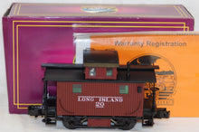 Load image into Gallery viewer, MTH 20-91306 LONG ISLAND RR #20 Bobber caboose Premier 1/48 O Scale C-8 VHTF!