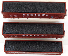 Load image into Gallery viewer, MTH 20-97058 Four Bay Hopper Six Car Set O SANTA FE 6 diff#s COAL loads C-8 4bay