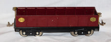 Load image into Gallery viewer, Lionel 212 Maroon Wine Gondola Standard Gauge Prewar Train var D 1920s-30s CLEAN!