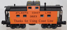 Load image into Gallery viewer, MTH 20-91082 ATLANTIC COAST LINE Steel Center Cupola Caboose ACL 0623 1/48 O scale
