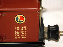 Load image into Gallery viewer, Lionel 3814 Operating Merchandise Boxcar COLOR DECAL version CLEAN Prewar O tuscan
