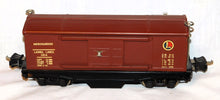 Load image into Gallery viewer, Lionel 3814 Operating Merchandise Boxcar COLOR DECAL version CLEAN Prewar O tuscan