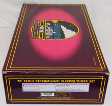 Load image into Gallery viewer, MTH 20-6630 2Car Pennsylvania Congressional Sleeper Diner Passenger Ribbed C-8+