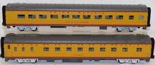 Load image into Gallery viewer, MTH 20-6638 Union Pacific 2 Car Add On Sleeper Diner 70' Streamlined Passenger Set