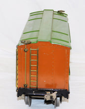 Load image into Gallery viewer, Lionel 213 BOXED Prewar Standard gauge Cattle Car Terra Cotta Green CLEAN!
