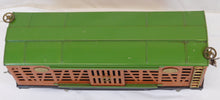 Load image into Gallery viewer, Lionel 213 BOXED Prewar Standard gauge Cattle Car Terra Cotta Green CLEAN!