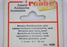 Load image into Gallery viewer, Robbe #1655 2 Miniature Glow Lamps RED 3mm 6v 50mA for motorboats trains hobby