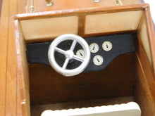 Load image into Gallery viewer, Boat VINTAGE Wooden Model Chris Craft Speed Boat 20" long 5" RARELY OFFERED