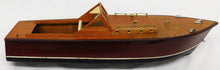 Load image into Gallery viewer, Boat VINTAGE Wooden Model Chris Craft Speed Boat 20" long 5" RARELY OFFERED