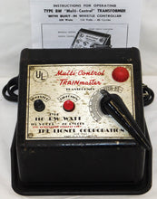 Load image into Gallery viewer, Lionel RW transformer 110 watts whistle & direction control Serviced Good Cord instructions
