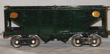 Load image into Gallery viewer, Lionel 216 Hopper Operating hatches Standard Gauge Prewar Brass trim nickel Touched up