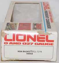 Load image into Gallery viewer, Lionel Trains 6-9359 NBA Basketball boxcar w/ Team STICKER SHEETS 1979 -80 boxed