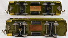 Load image into Gallery viewer, Lionel #347E BOXED Set w/ 8E Standard gauge passenger Set Olive 337 338 1920s Prewar