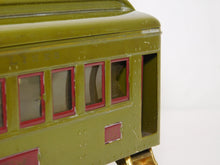 Load image into Gallery viewer, Lionel #347E BOXED Set w/ 8E Standard gauge passenger Set Olive 337 338 1920s Prewar