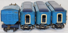 Load image into Gallery viewer, Lionel 194W Blue Comet Set Original Prewar O Gauge BLUE COMET STEAM ENGINE & PASSENGER SET C-6