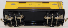 Load image into Gallery viewer, MTH 10-201 Standard Gauge Tinplate Traditions 214 BoxCar Yellow / Brown / Nickel