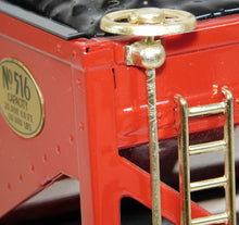 Load image into Gallery viewer, MTH 10-1100 Standard Gauge Tinplate Traditions Lionel 516 Red Hopper Nickel trim