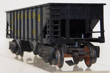 Load image into Gallery viewer, Marx 21429 Lehigh Valley Hopper Black w/ Yellow Print Tilt Couplers Postwar 50s