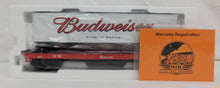 Load image into Gallery viewer, MTH 20-98604 BUDWEISER Beer Flat Car w/ 48' Trailer Train Anheuser-Busch 1/48 O