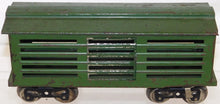 Load image into Gallery viewer, Lionel Manufacturing #13 Standard gauge MFG Co Cattle Car EARLY YELLOW PRIMER